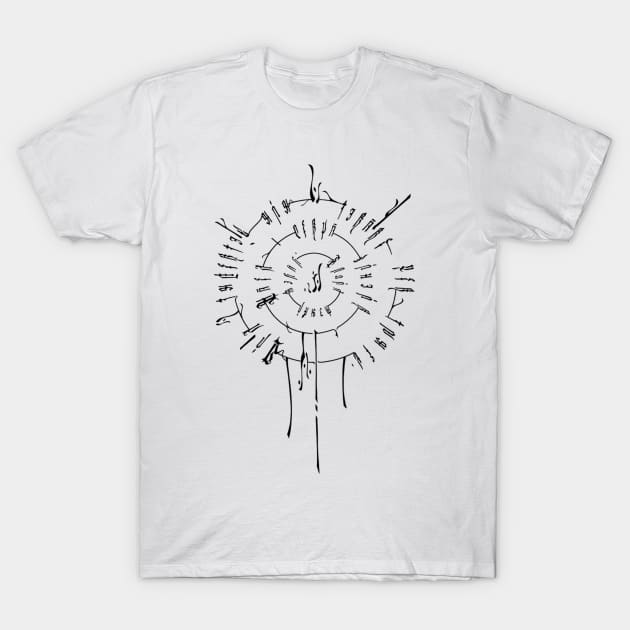 Astarion Scar (Black) - Baldur's Gate 3 T-Shirt by katmh